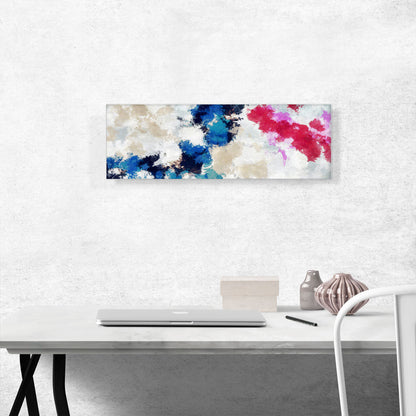Blue Cherry Tan White Modern