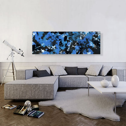 Blue Gray Black White Modern