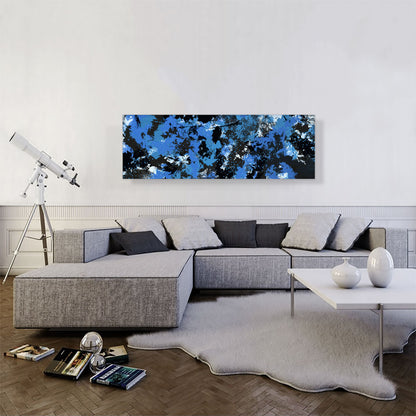 Blue Gray Black White Modern