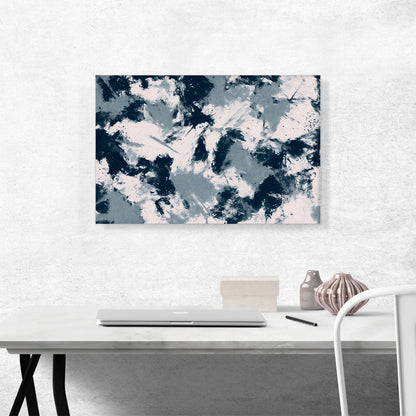 Blue Gray White Modern Rectangle