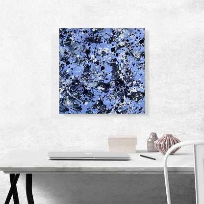 Blue Purple White Black Modern