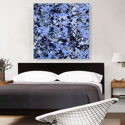 Blue Purple White Black Modern