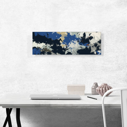 Blue Tan Black Gray Modern