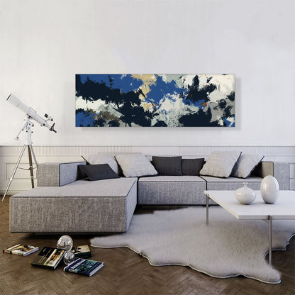 Blue Tan Black Gray Modern