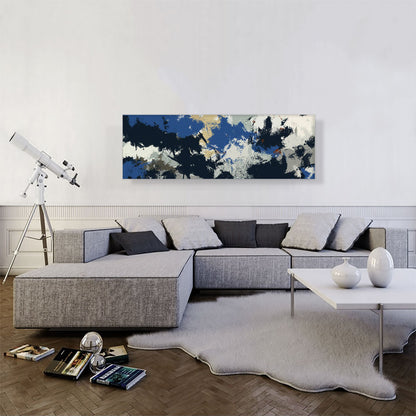 Blue Tan Black Gray Modern