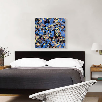 Blue Yellow Black Modern