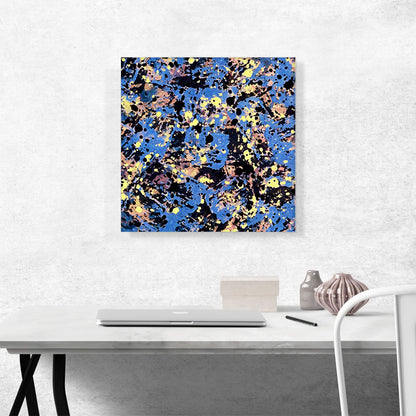 Blue Yellow Black Modern