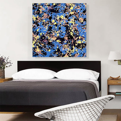 Blue Yellow Black Modern