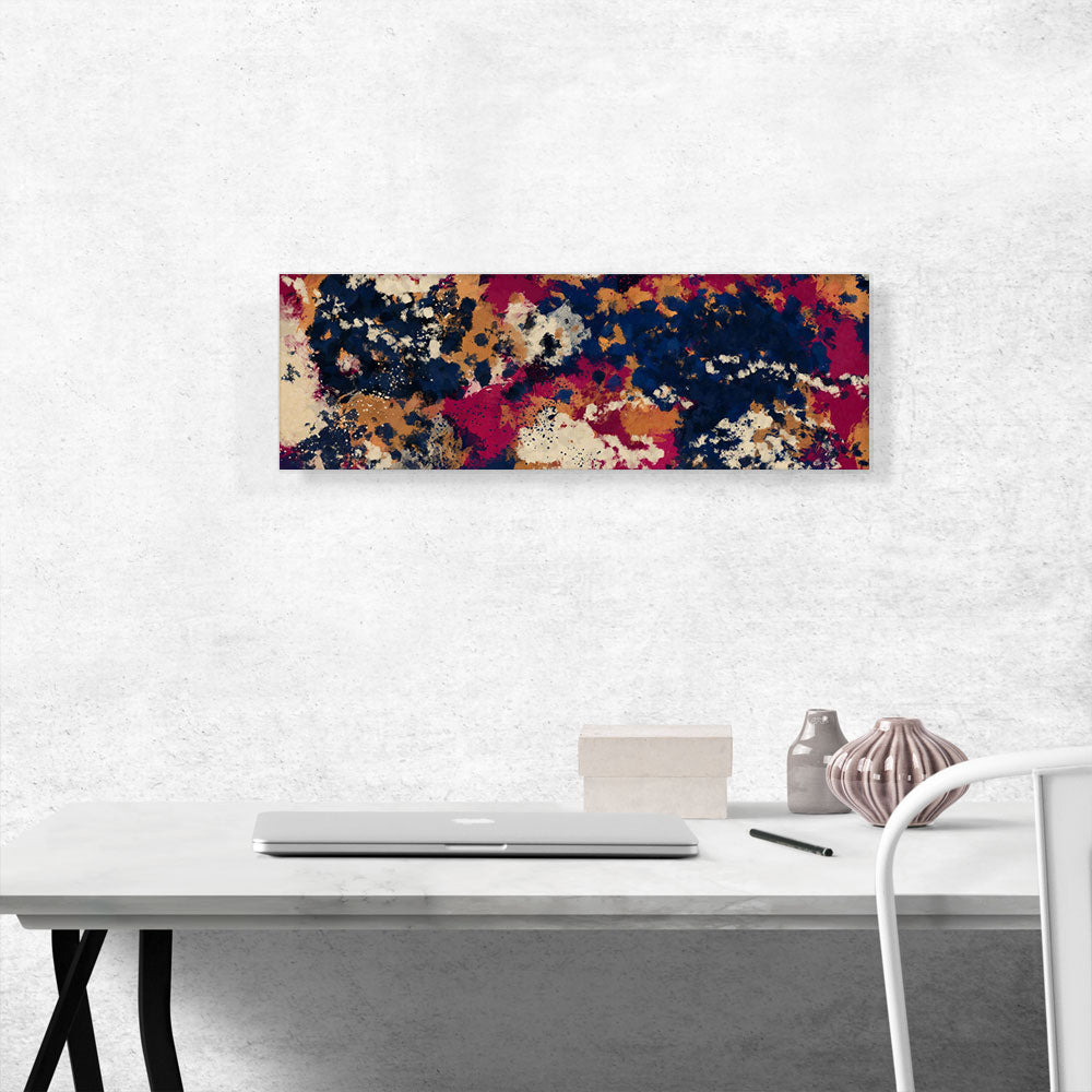 Cherry Pink Blue Orange Modern Panoramic