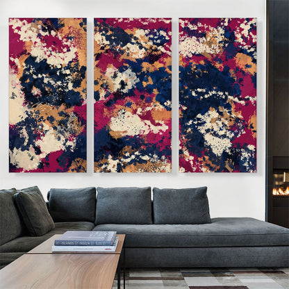 Cherry Pink Blue Orange Modern Rectangle