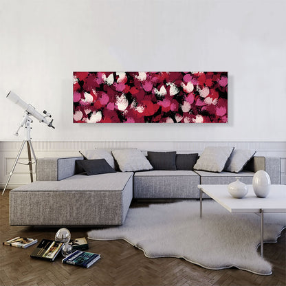 Cherry Pink Red White Modern Panoramic