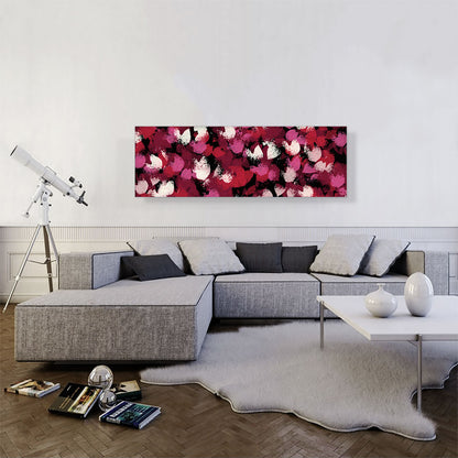 Cherry Pink Red White Modern Panoramic