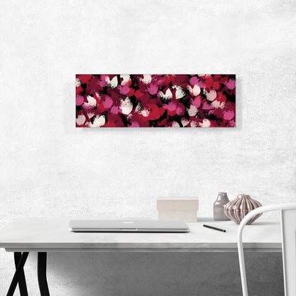 Cherry Pink Red White Modern Panoramic