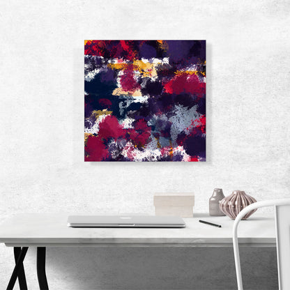 Cherry Purple Yellow Modern Square