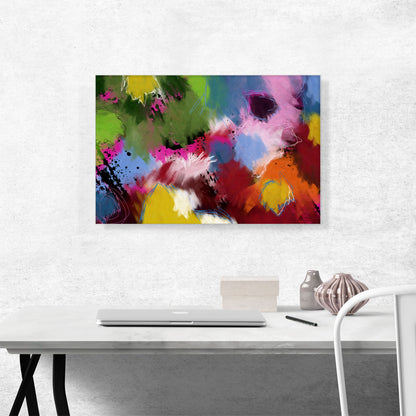 Green Blue Pink Orange Modern Rectangle