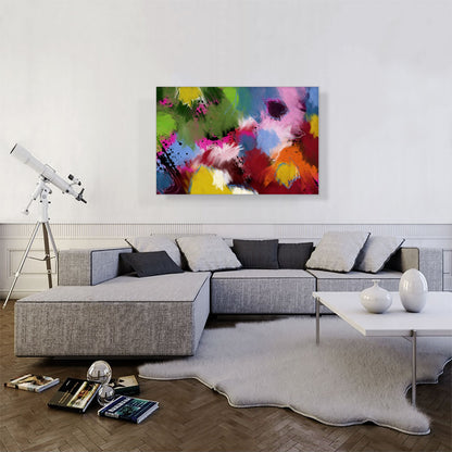 Green Blue Pink Orange Modern Rectangle