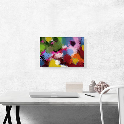 Green Blue Pink Orange Modern Rectangle