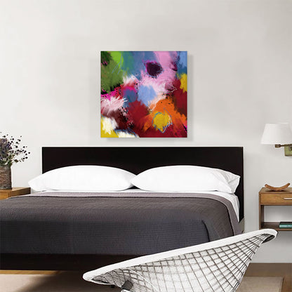 Green Blue Pink Orange Modern Square