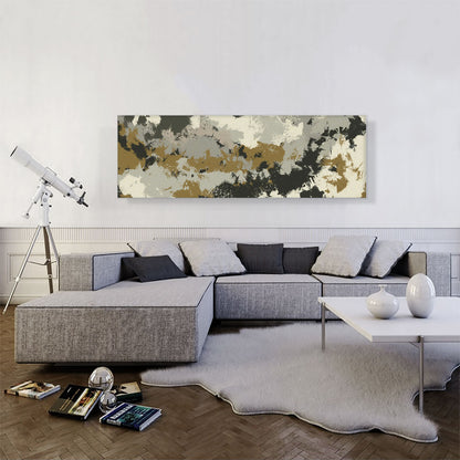Olive Gray Tan Black Modern Panoramic