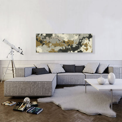 Olive Gray Tan Black Modern Panoramic