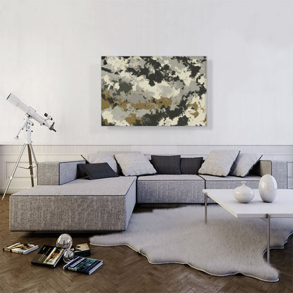 Olive Gray Tan Black Modern Rectangle