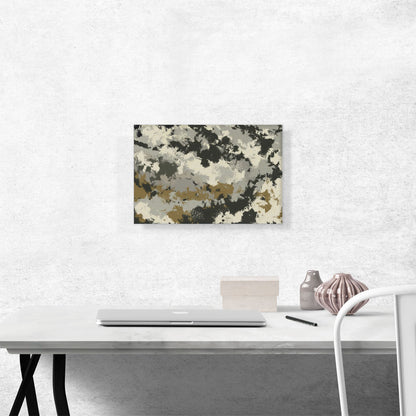 Olive Gray Tan Black Modern Rectangle