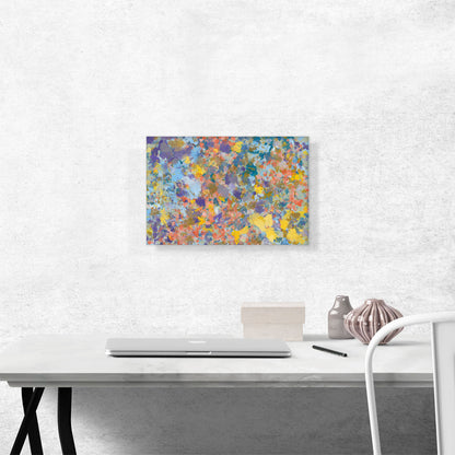 Baby Blue Yellow Purple Rectangle