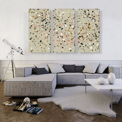 Olive Pink Green White Spots Modern