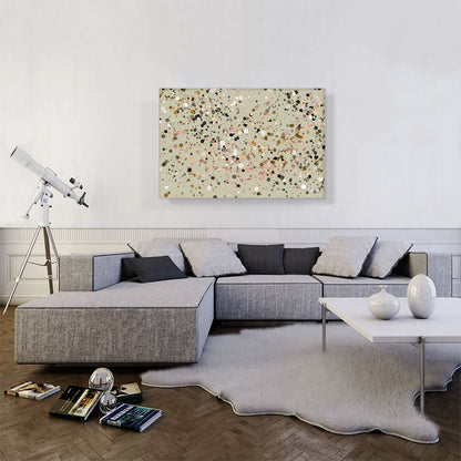 Olive Pink Green White Spots Modern