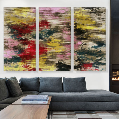 Olive Red Pink Yellow Modern
