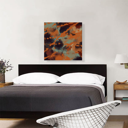 Orange Teal Black Modern