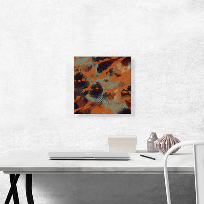 Orange Teal Black Modern