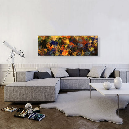 Orange Yellow Black Blue Panoramic