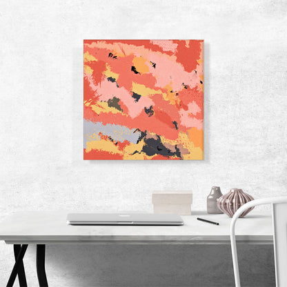 Pink Peach Yellow Modern