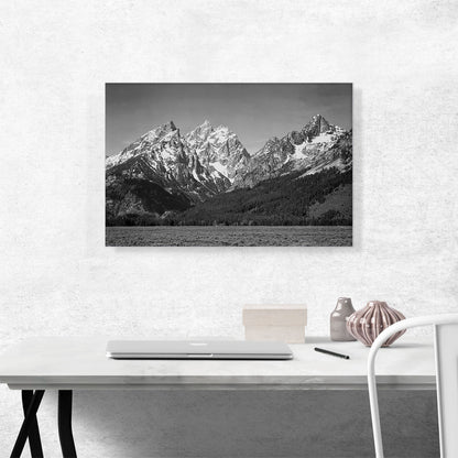 Snow Covered Peaks - Grand Teton National Park - Wyoming