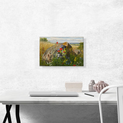 Wildflowers By a Cornfield