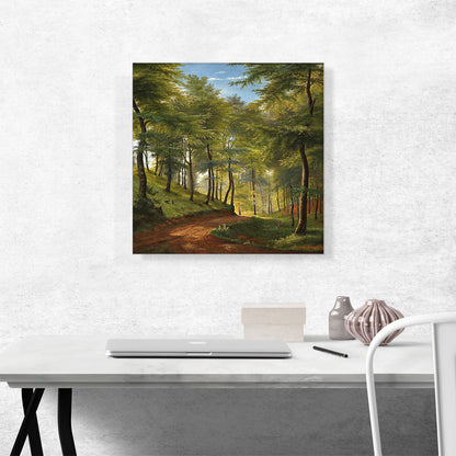 Spring Day In a Beech Forest