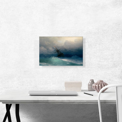 Ship in the Stormy Sea 1858