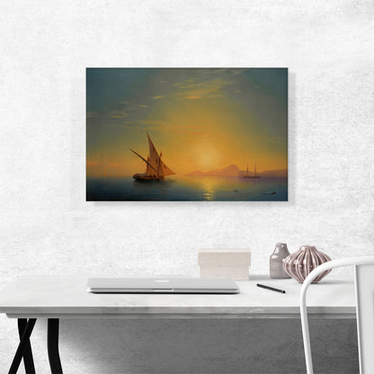 Sunset Over Ischia 1857