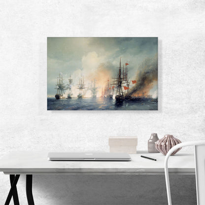 Russian and Turkish Sea Battle of Sinop 1853
