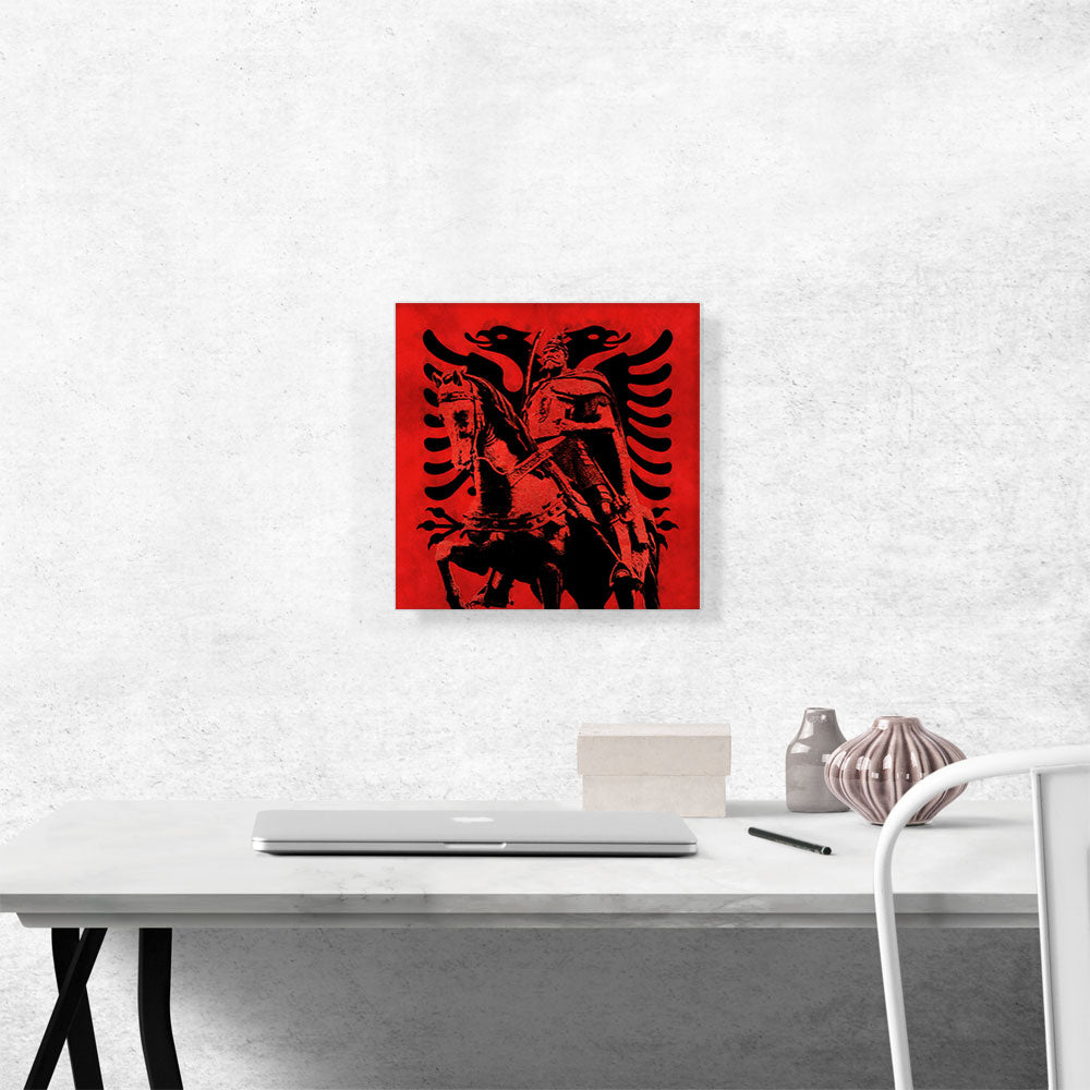 Skanderbeg Black and Red with Two-Headed Eagle Albania