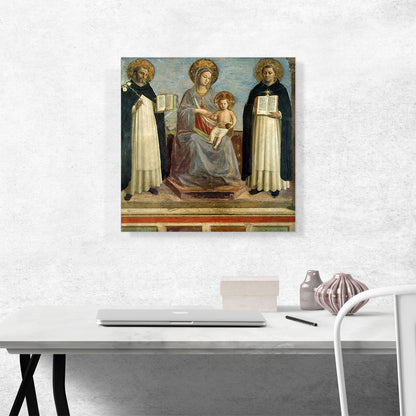 Virgin And Child St Anthony Of Padua St Thomas Aquinas