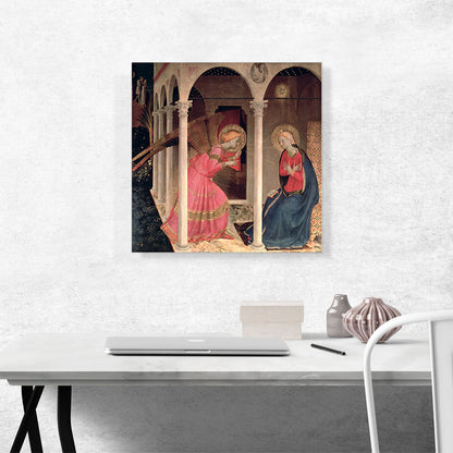 Cortona Altarpiece With Annunciation Without Predellas