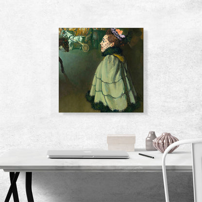 Woman At The Champs-Elysees By Night 1889