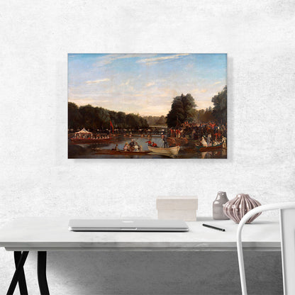 The Pontoon On Virginia Water 1853