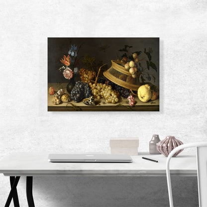 Still Life of Flowers, Fruit, Shells, and Insects 1629