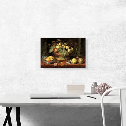 Still Life with Basket of Fruit 1622