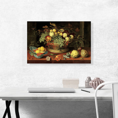 Still Life with Basket of Fruit 1622