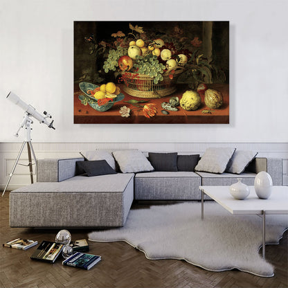 Still Life with Basket of Fruit 1622