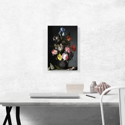 Flowers in a Vase with Shells and Insects 1630